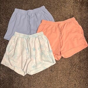 Skatie Sweat Shorts- Blue, Pink, Tie-Dye